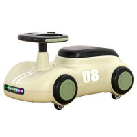 Ретро-машинка-каталка X-626 зелена, весела подорож для малюків